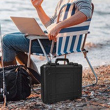 Portable Storage Container Shockproof Rigid-Shell Gear Box for Outdoor, Camping