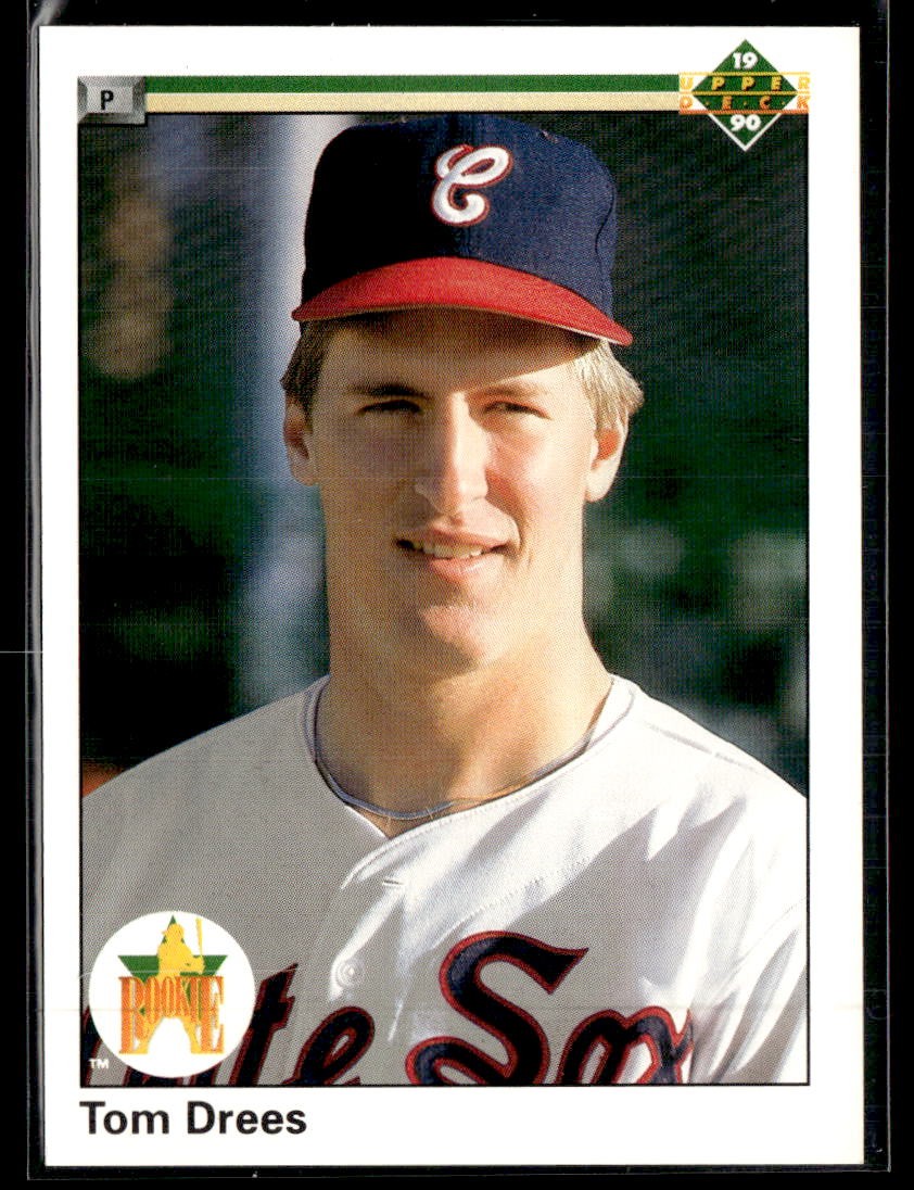 1990 Upper Deck #3 Tom Drees RC Baseball Card 3003F