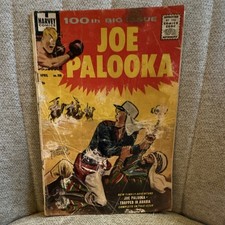 Harvey Comics Joe Palooka #100 100th Big Issue Ham Fisher Adventure Comic Book