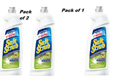 Soft Scrub with Bleach Cleanser, 24-Oz{Select Your Pack}