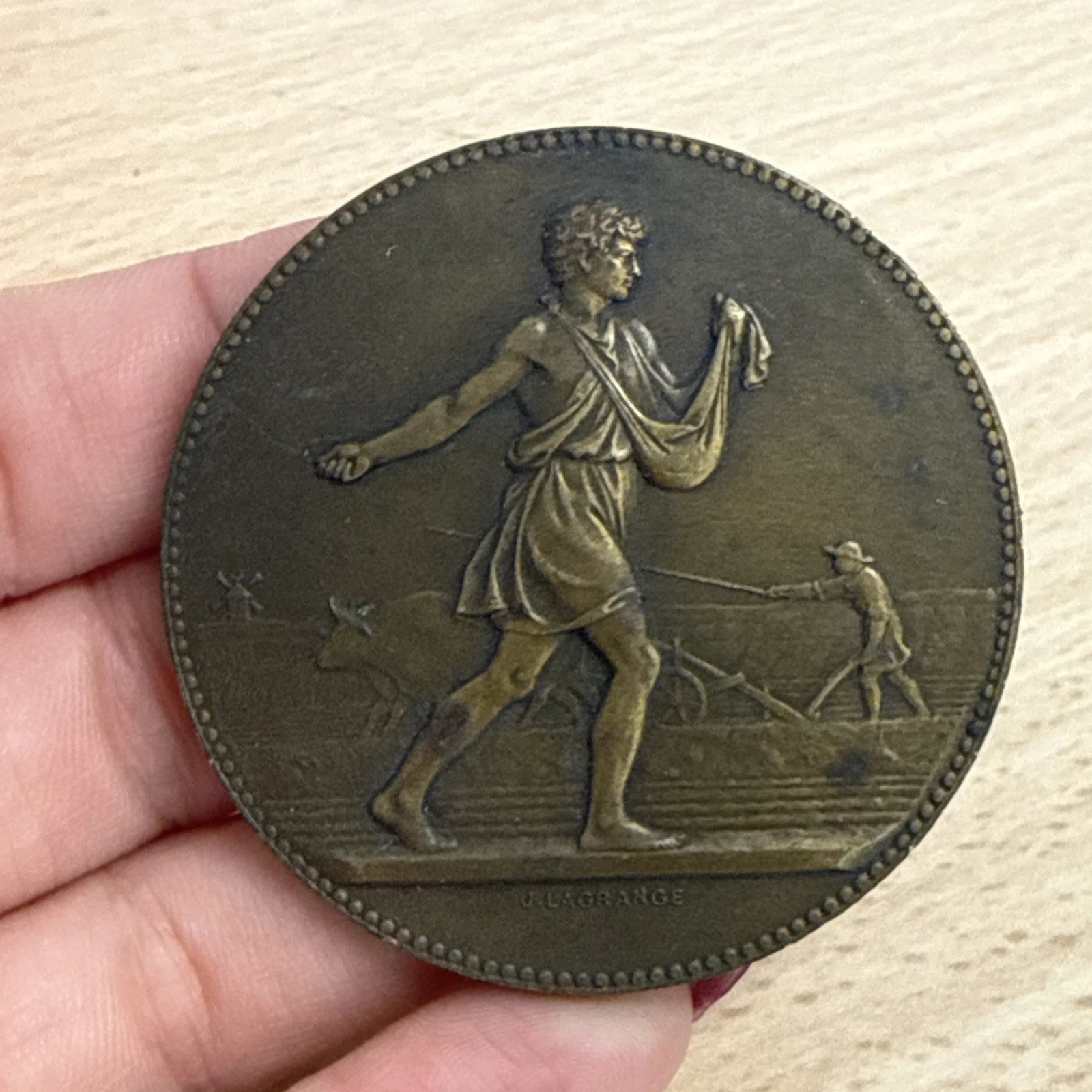 Médaille Ministère De L’Agriculture En Bronze