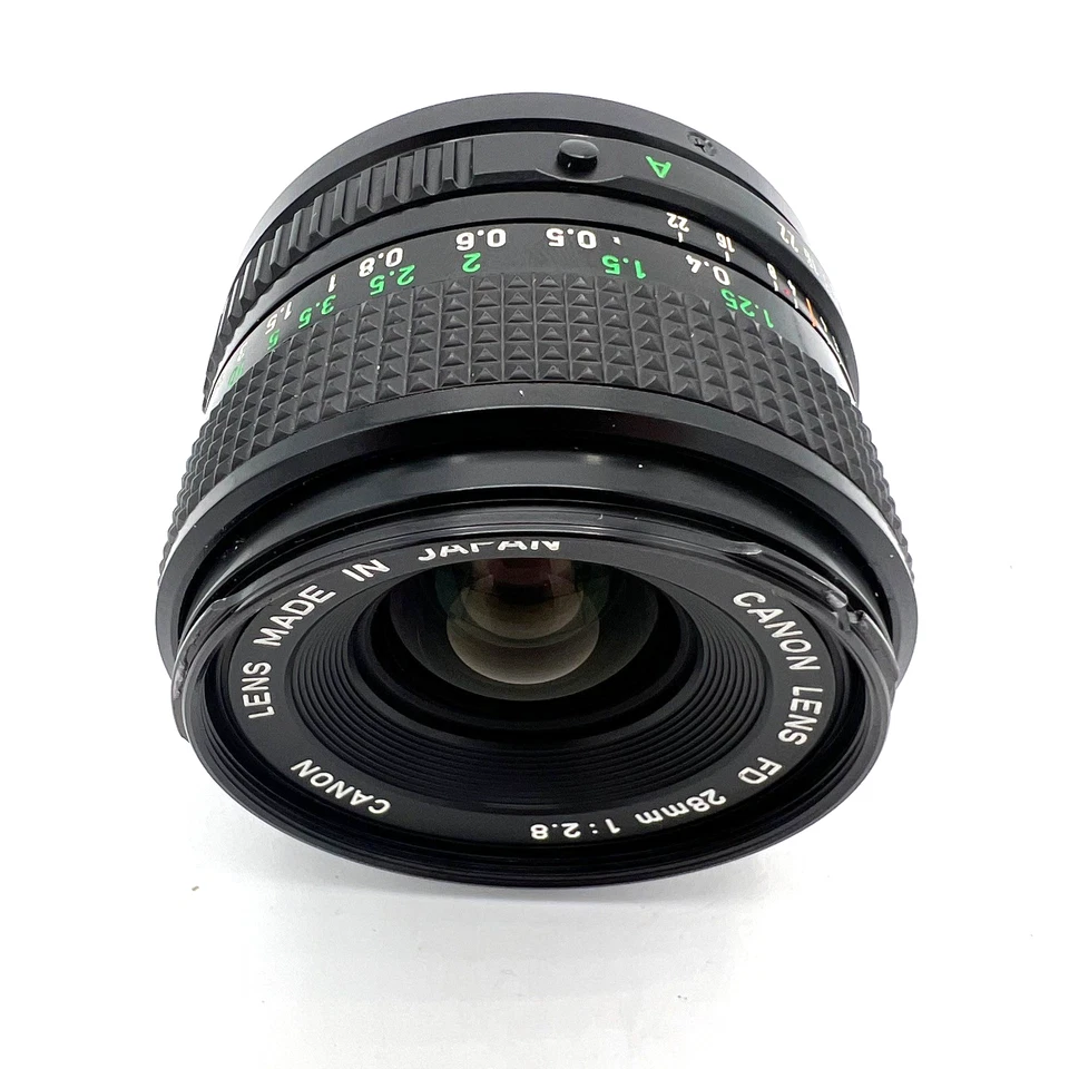 Canon New FD mount 28mm F2.8 MF Wide Angle vintage Lens AE-1 ae1 A-1 F1 Tested - Image 2 of 4