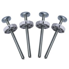 Universal Baby Gate Threaded Spindle Rod, Baby Gate Wall Protector,M8 8mm Bol...
