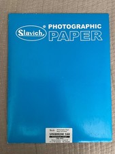 SLAVICH PHOTOGRAPHIC PAPER SEALED BLACK/WHITE UNIBROM 160 10 SHEETS