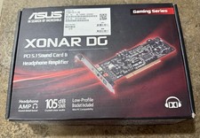 ASUS  Xonar DG PCI 5.1 Gaming Sound Card  New in Box