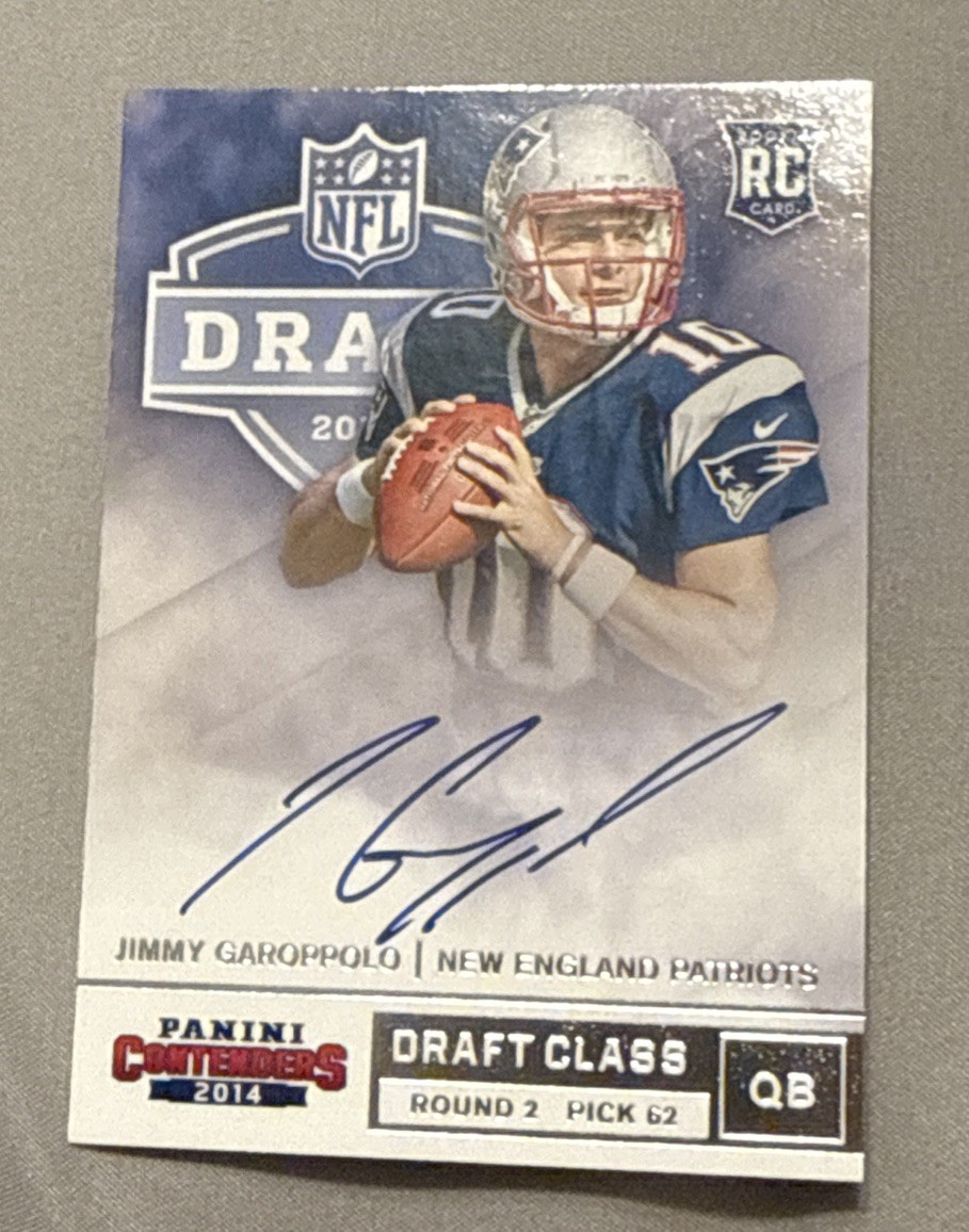Jimmy Garoppolo Panini Contenders Draft Class Autograph #JG Base