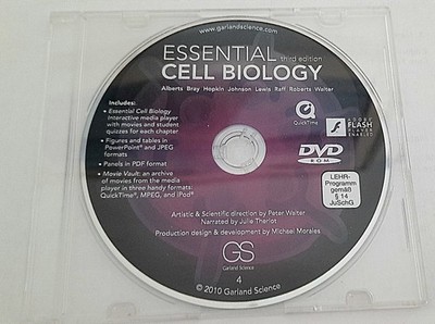 Essential Cell Biology 3.edition DVD ROM Garland Science 4  2010