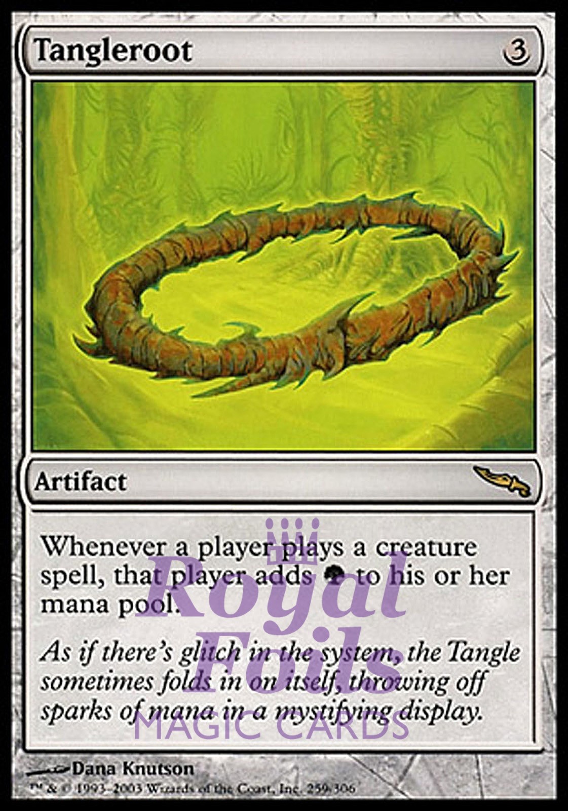 Tangleroot 1x FOIL MRD MTG Mirrodin Rare MINT artifact