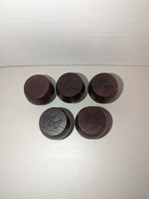 5 Elijah Craig Bourbon Whiskey Corks Decorative Wood Signature Tops Only