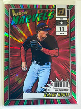Nationals Brady House Mint 2025 Panini Donruss Diamond Marvels Green Laser RC