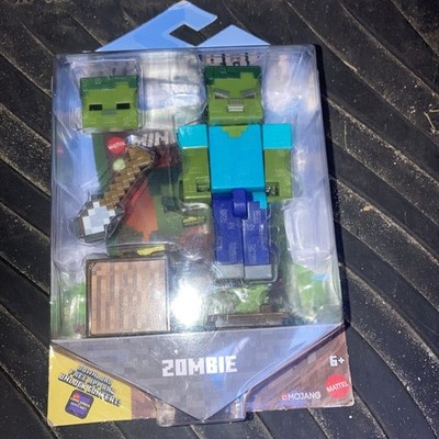 2020 Minecraft Comic Maker Action Figure: ZOMBIE Free App Unlocks Sound Graphics