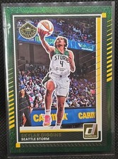 2025 Panini Donruss WNBA Skylar Diggins-Smith #26 Green Shimmer Storm