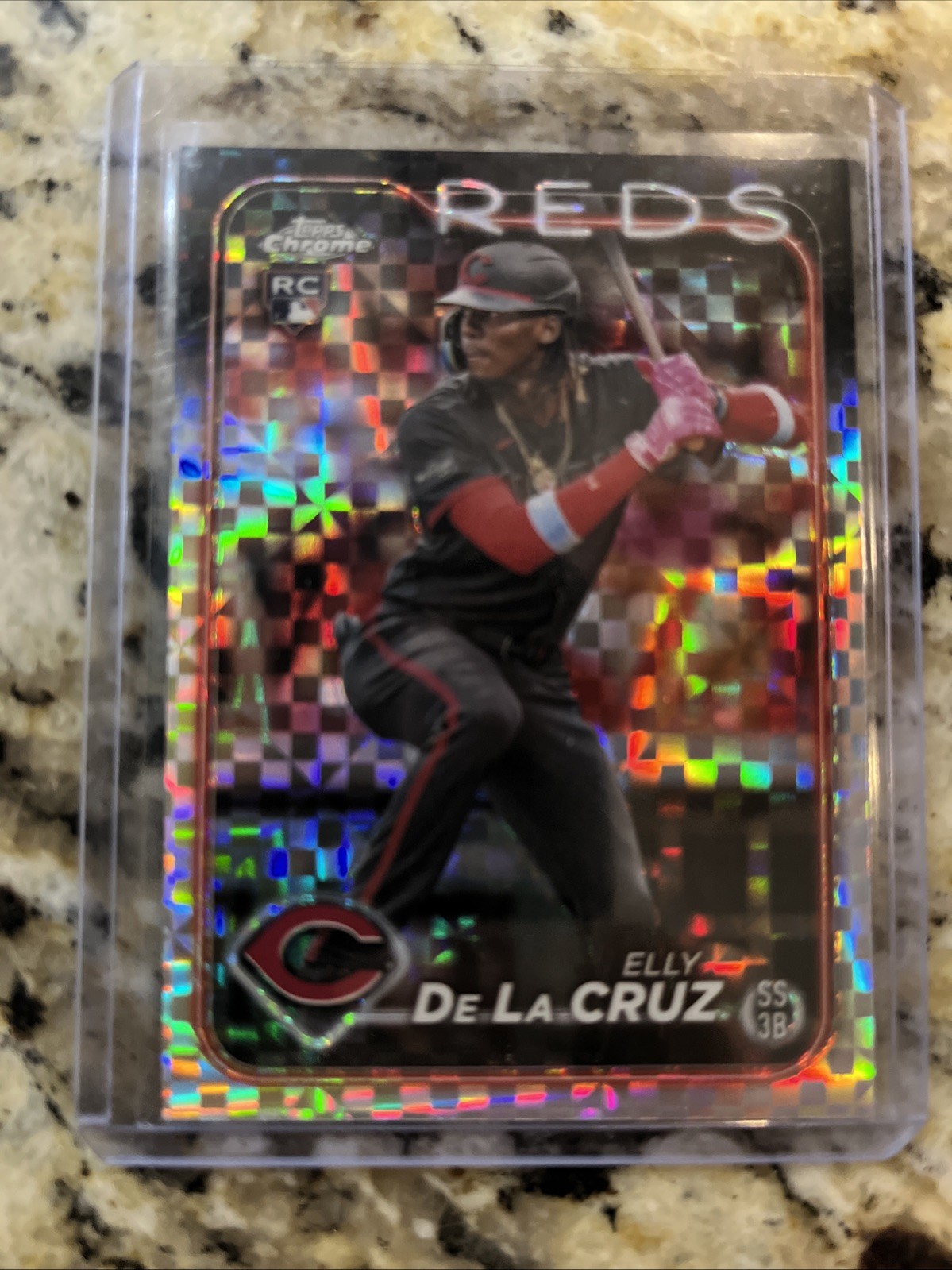 2024 Topps Chrome - Elly De La Cruz #44 X-Fractor (RC)