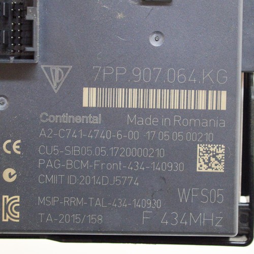 PORSCHE CAYENNE 92A Comfort Control Unit 7PP907064KG 3.0 Hybrid 17154752 - Picture 7 of 7