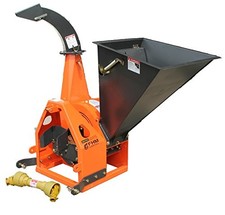 6" Gravity Feed Drum Wood Chipper 3pt