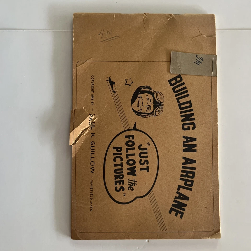 Building An Airplane by Paul K. Guillow, Just Follow the pictures Booklet 1943 - Image 3 of 3