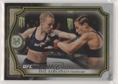 2018 Topps Museum Collection Gold 18/75 Rose Namajunas #46 3b3