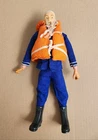 New ListingVintage Mexico Lili Ledy Gi Joe Aventurero Accion Navy Velvet White Hair Hombre