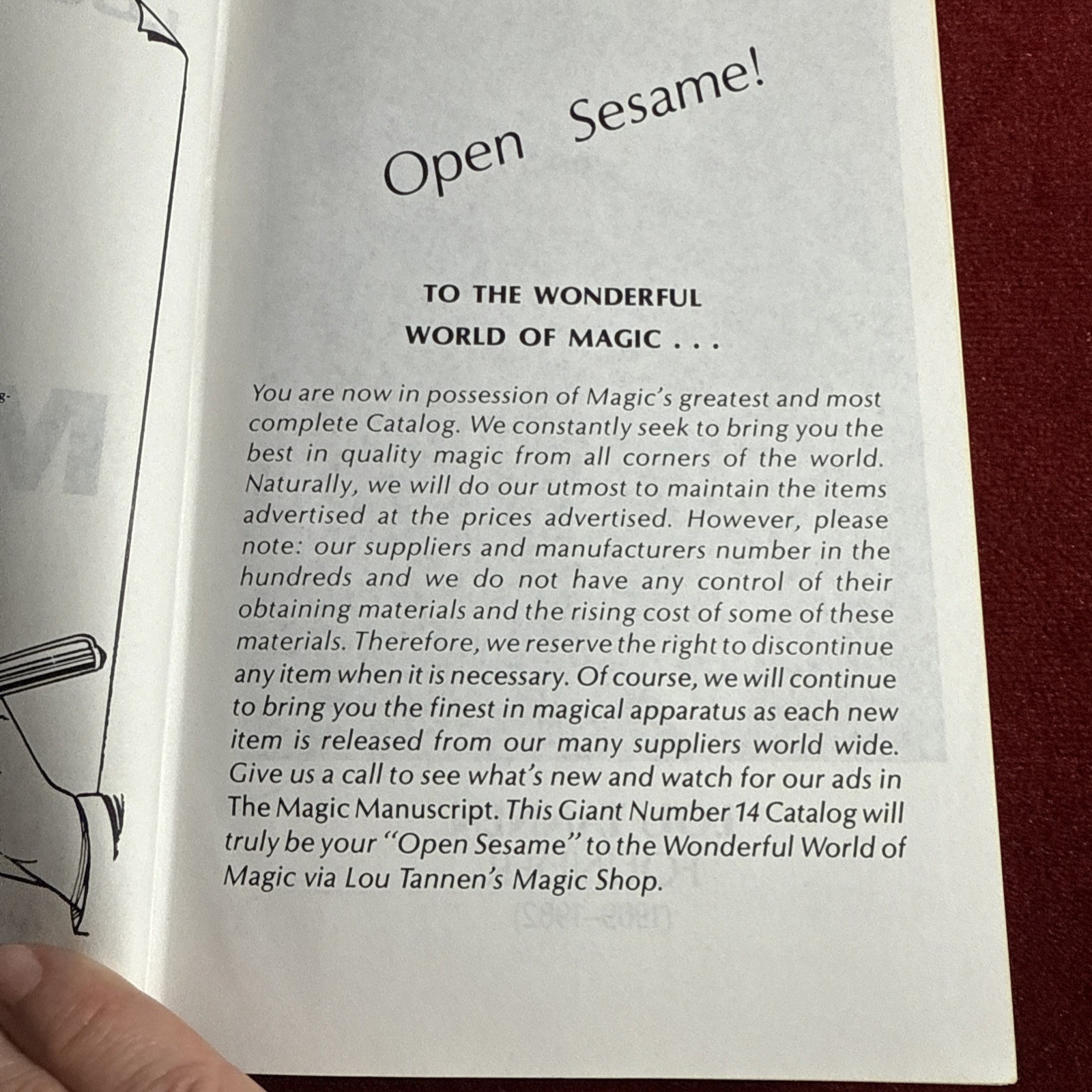 Magic Book References David Copperfield Louis Tannens Catalog Of Magic #14 VNTG 1983 Magic ...