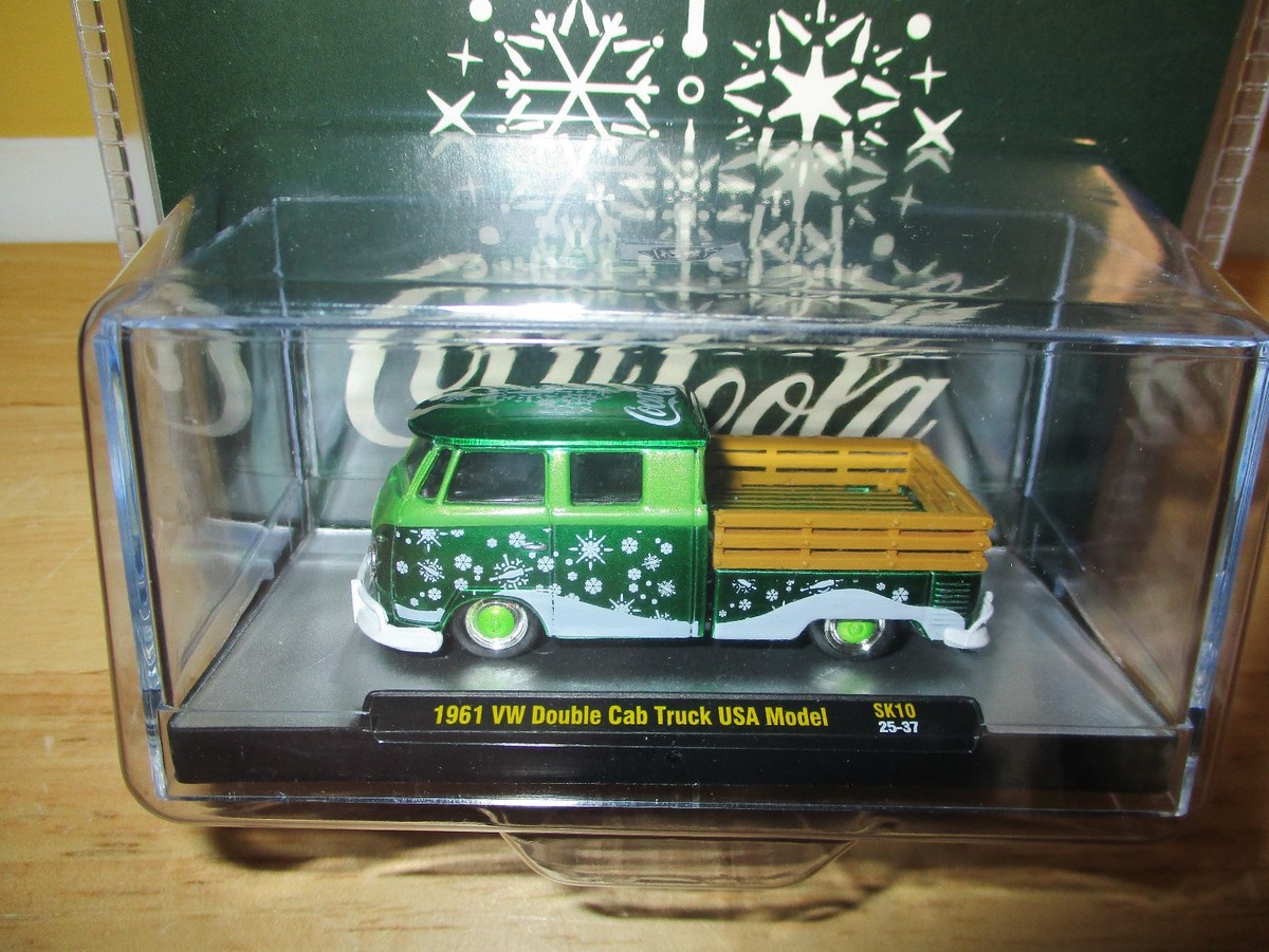 M2 Machines 1961 VW Double Cab Truck USA Model Coca Cola Christmas