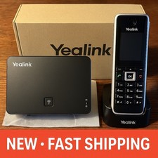 NUOVO telefono cordless Yealink W52P SIP VoIP e stazione base HD IP DECT SPEDIZIONE VELOCE
