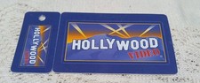 Vintage Hollywood Video Store Membership Card / Key Chain New Tulsa Oklahoma 90s