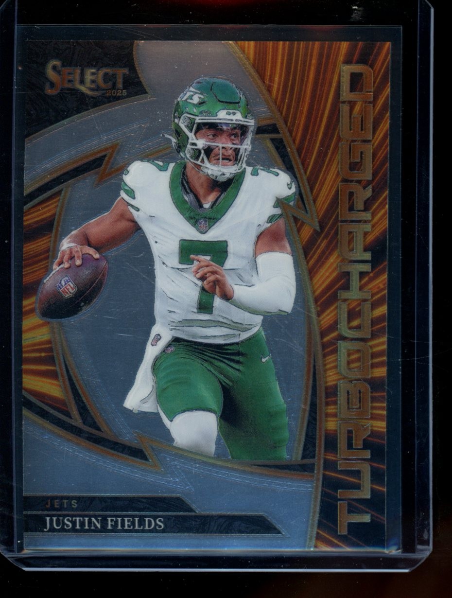 2025 Panini Select #5 Justin Fields Turbocharged