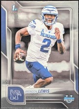 2025 Bowman Chrome University #46 Brendon Lewis Memphis Tigers FBC