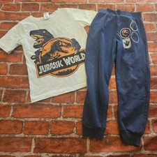 Jurassic World Boys Set Sz 5/6 5 6 Guc Dino Dinosaur