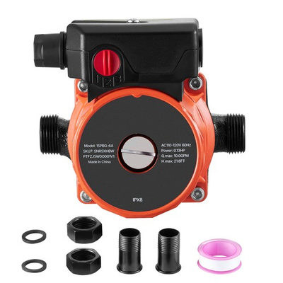 #ad Uimoso Hot Water Recirculating Pump 10 GPM 3 Speed Cast Iron Circulation Pump $38.99