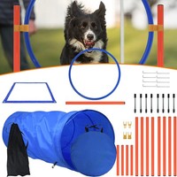 Hunde Agility Sprung Set Hundesport HüRdenstangen HüRden Hundetraining Kit De