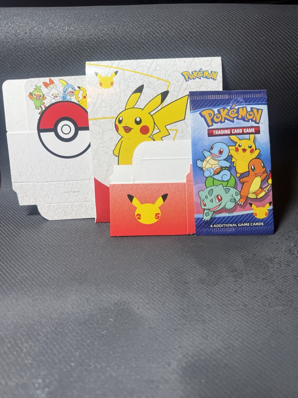 Pokémon 25th Anniversary McDonald's Promo Pack Exclusive with Pikachu Packaging
