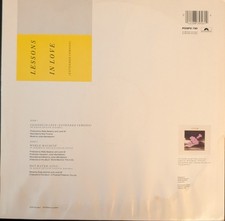 Level 42 Lessons In Love Vinyl Record 12" VG/G+ 883956 1986
