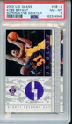 Kobe Bryant 2002 U.D. Glass Superlative Swatch Game Used Jersey PSA 8 NM Mint