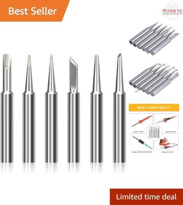 6PCS Soldering Tips Copper for Weller WST Series Replacement for Weller ST7 WP25