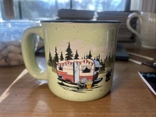 Camp Casual RV Camping Coffee Cup Mug 15 oz. MINT GREEN