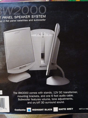 Benwin BW2000 Flat Panel Speaker System NXT Technology 6W (RMS) - Picture 10 of 13