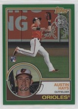 2018 Topps Silver Pack 1983 Design Chrome Series 2 Green 6/99 Austin Hays qf6
