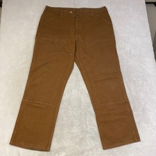 Carhartt Womens Double Knee Work Pants Brown WB136 BRN 20x32