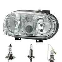 Scheinwerfer Links H1/H3/H7 FüR VW Golf IV 1J1 1J5 1E7 Inkl. Osram Lampen