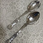 Gorham Buttercup Sterling Silver 2 Piece Serving Set 8-1/2" No Mono EUC