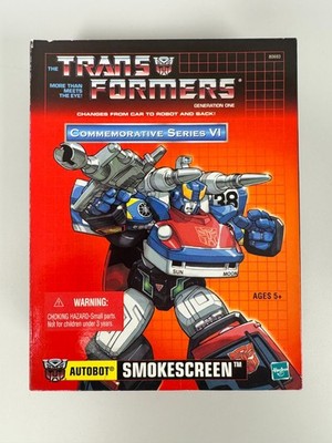 Autobot Smokescreen - Transformers G1 Commemorative Series VI Factory Sealed NEW