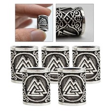 5 Pieces Beard & Hair Bead, Beard Jewelry, Beard Beads