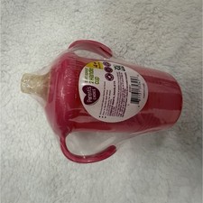 Parent's Choice 2 Handle Pink Sippy Cup 7 oz BPA-Free Spill Proof