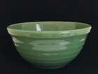 BAUER CA POTTERY #12 NESTING BEEHIVE MIXING BOWL JADE GREEN
