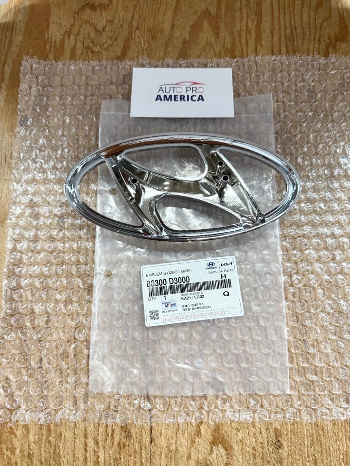 Emblema de parrilla delantera para HYUNDAI Tucson 86300-D3000 2016-2021 OEM NUEVO Foto 3 de 3