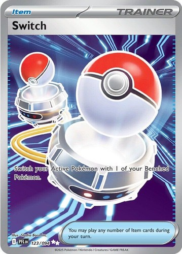 Pokemon Switch Holofoil Ultra Rare 123/094 Phantasmal Flames