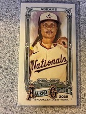 CJ Abrams 2025 Topps Allen & Ginter Baseball Mini #90 Washington Nationals