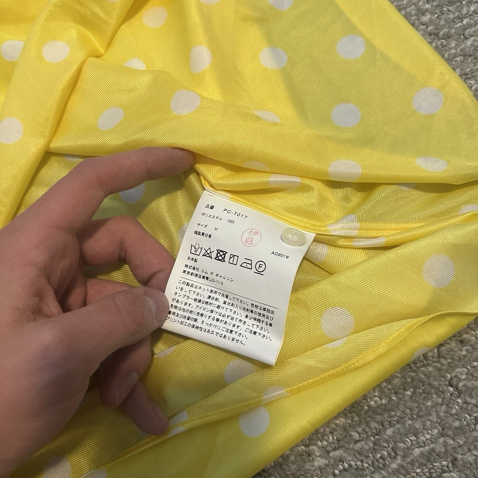 Camisa Comme Des Garcons Homme Plus Amarilla Lunares Para Hombre Talla M Nueva Con Etiquetas Foto 4 de 4