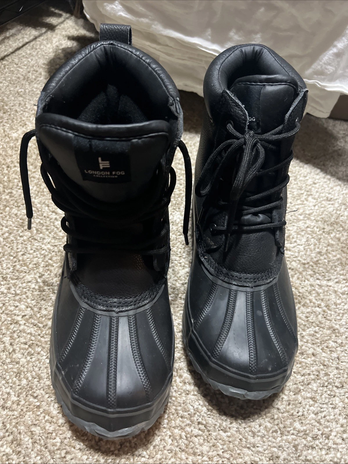 LONDON FOG THINSULATE INSULATED WATER PROOF WINTER BOOTS MEN-8M